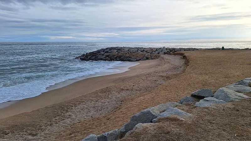 Playa de l'Estació en Sant Andreu de Llavaneres, Barcelona — foto 4 de 4