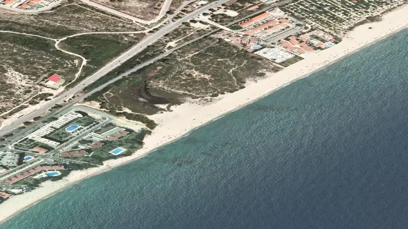 Playa de l'Estany Gelat en Mont-roig del Camp