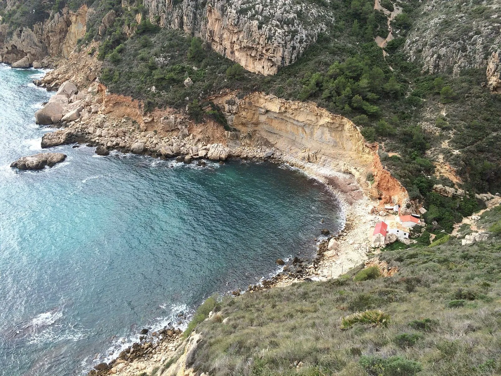 Playa de Llebeig en Benitachell/el Poble Nou de Benitatxell