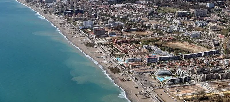 Playa de los Álamos en Torremolinos