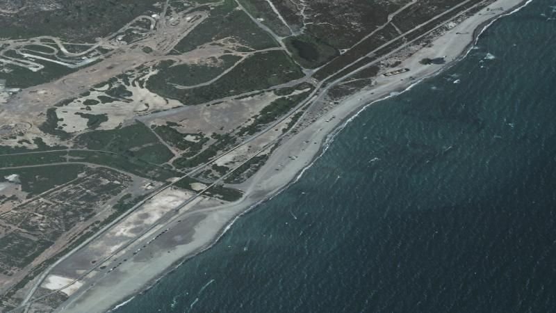 Vista aérea de Los Bajos, Roquetas de Mar