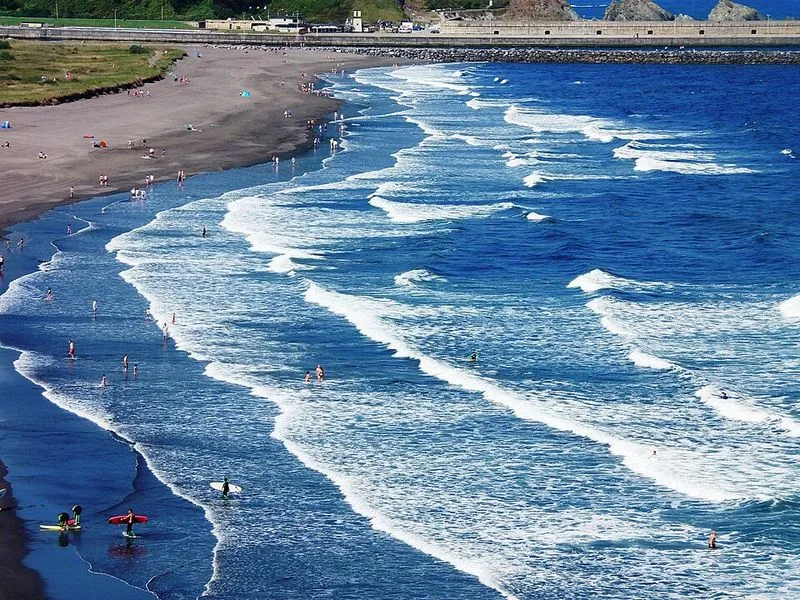 Playa de los Quebrantos en Soto del Barco, Asturias — foto 2 de 7