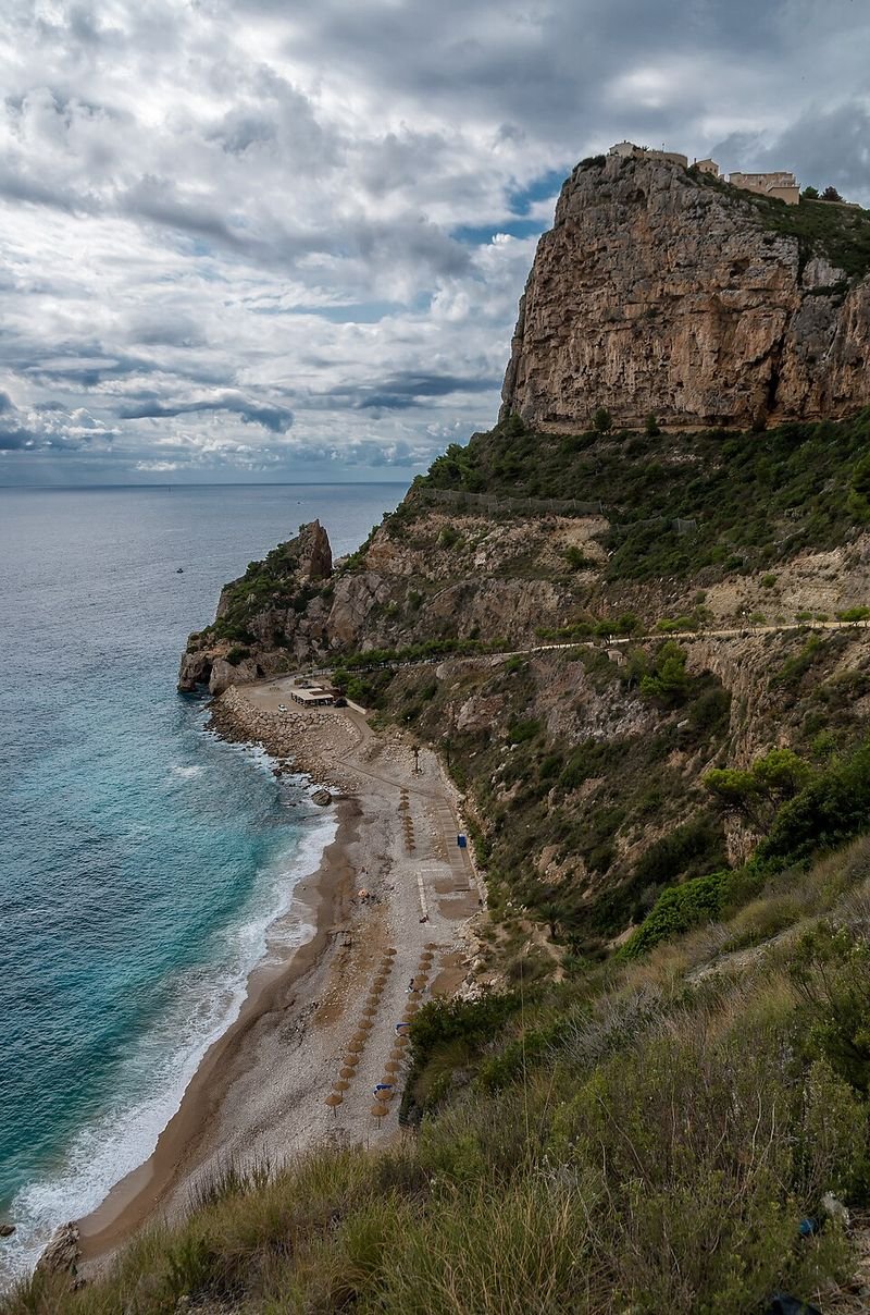 Playa Los Tiestos en Benitachell/el Poble Nou de Benitatxell
