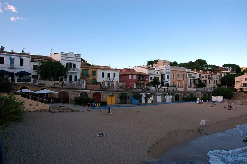 Playa de Malaspina en Palafrugell
