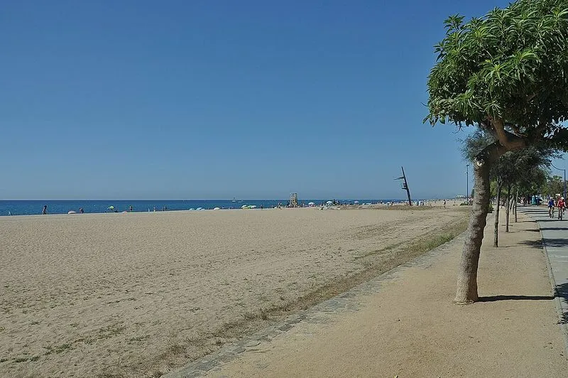 Playa de Malgrat Centre en Malgrat de Mar, Barcelona — foto 2 de 2