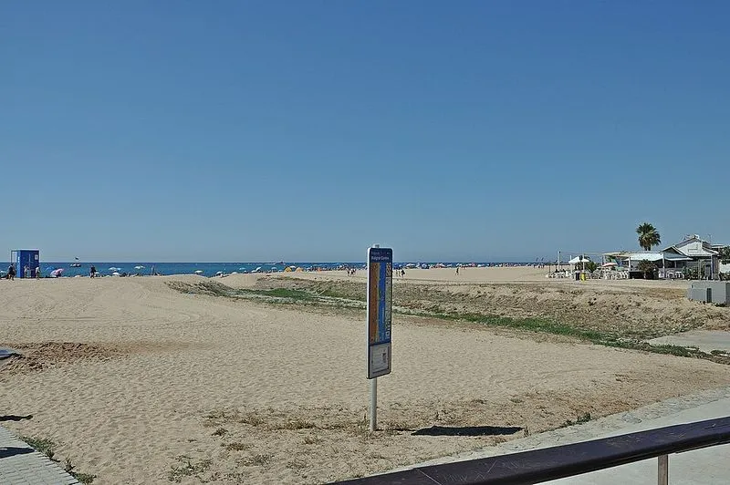 Playa de Malgrat Centre en Malgrat de Mar