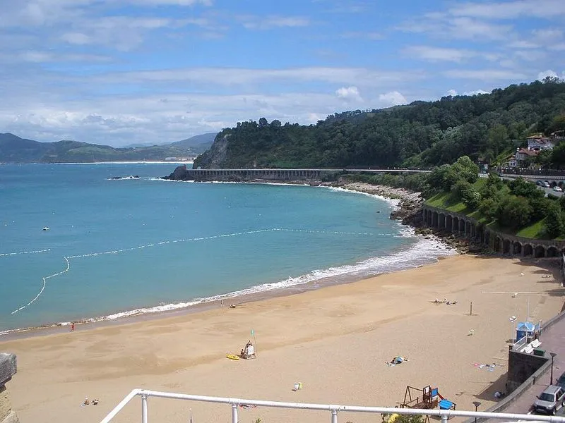 Playa de Malkorbe en Getaria, Guipúzcoa — foto 6 de 6
