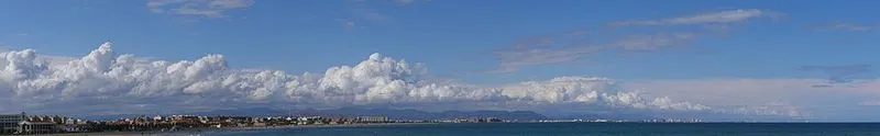 Playa de Malvarrosa en Valencia
