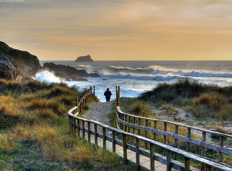 Playa de Mar de Fora en Fisterra