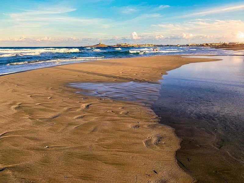 Playa Marchamalo en Cartagena, Murcia