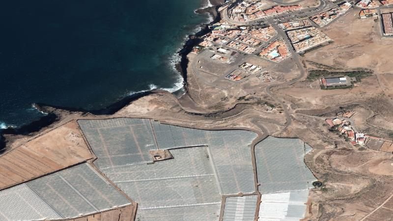 Vista aérea de Martorell, Gáldar