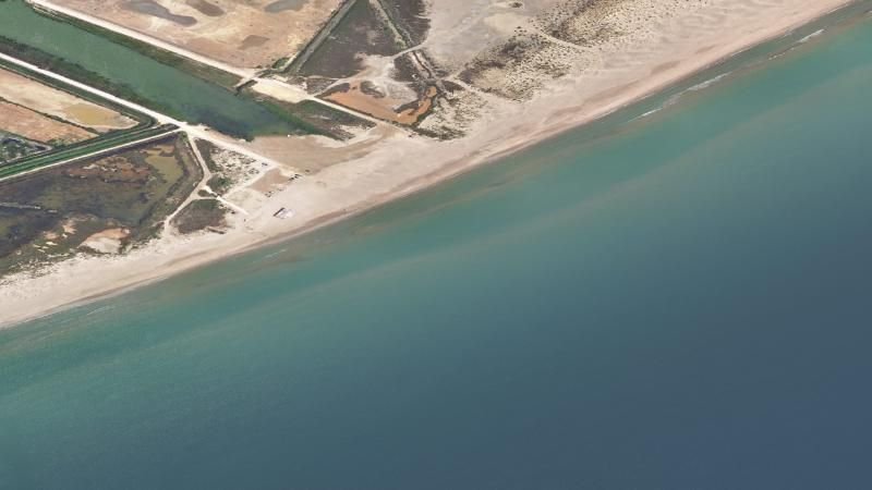 Vista aérea de Migjorn, Sant Jaume d'Enveja