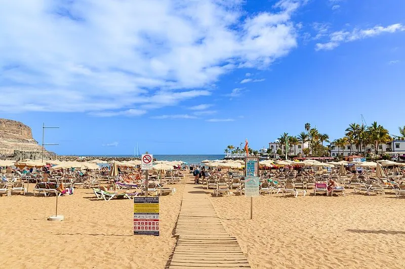 Playa de Mogán en Mogán