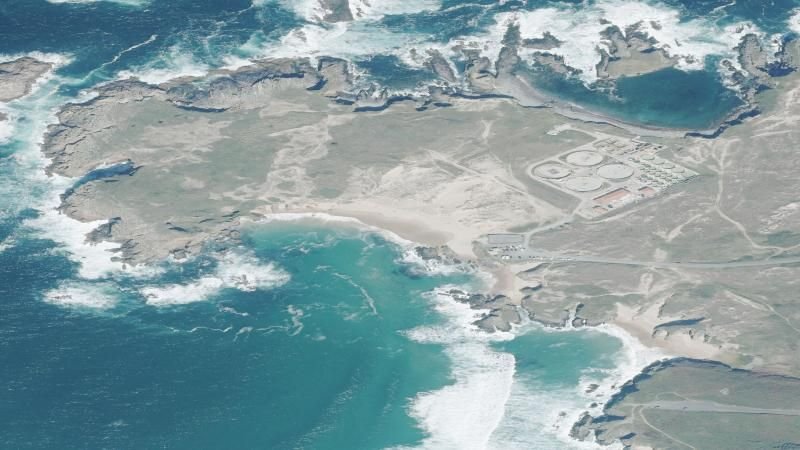 Vista aérea de Mourillar, Valdoviño