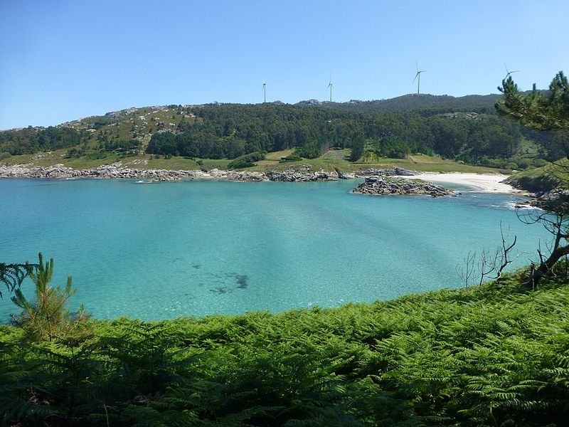Playa Niño do Corvo en Ponteceso