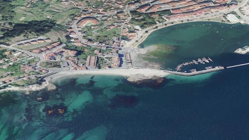 Playa de O Con en Moaña