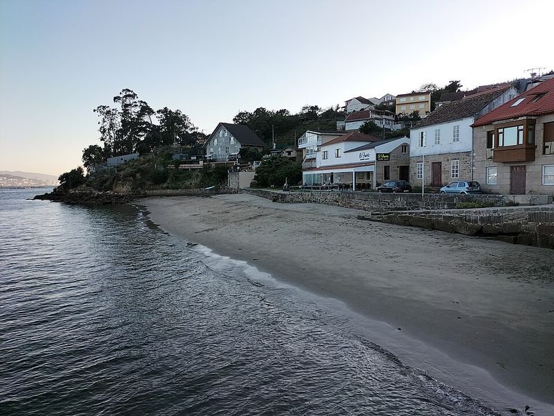 Playa O Porto en Moaña
