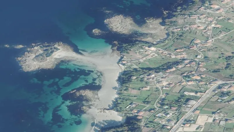 Playa de O Santo en Marín