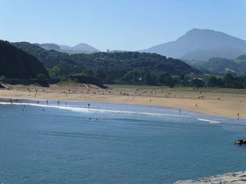 Playa de Orruaga en Getaria