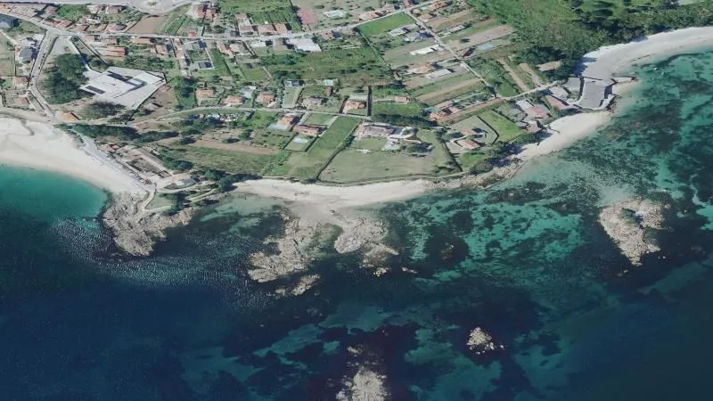 Playa de Os Alemáns en Cangas