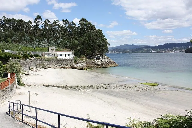 Playa de Ouriceira en Poio