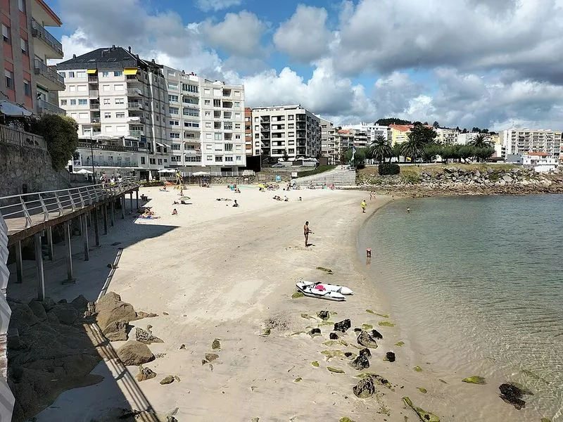 Playa de Panadeira en Sanxenxo