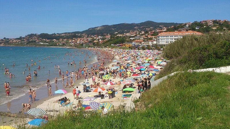 Playa Patos en Nigrán, Pontevedra
