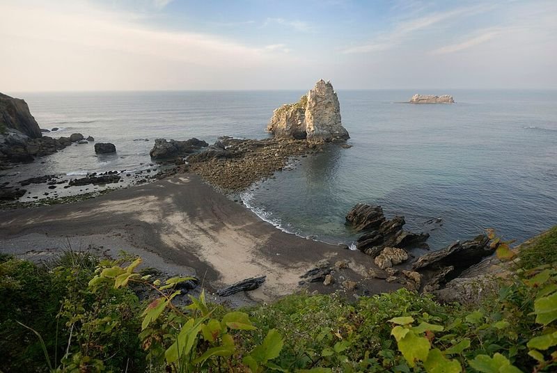 Playa Pendueles en Llanes, Asturias
