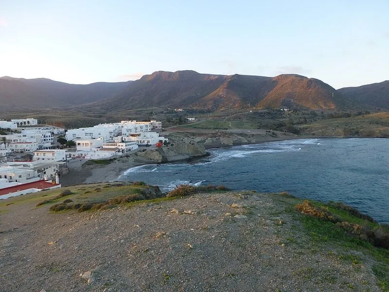Playa de Peñón Blanco en Níjar