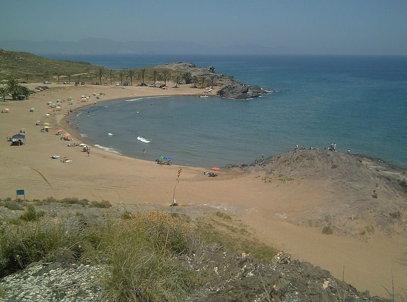 Playa Percheles en Mazarrón