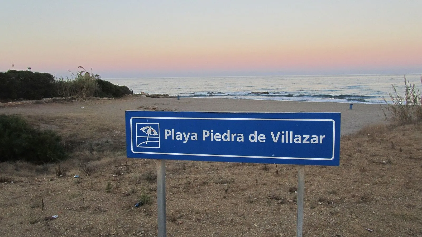 Playa de Piedra de Villazar en Mojácar