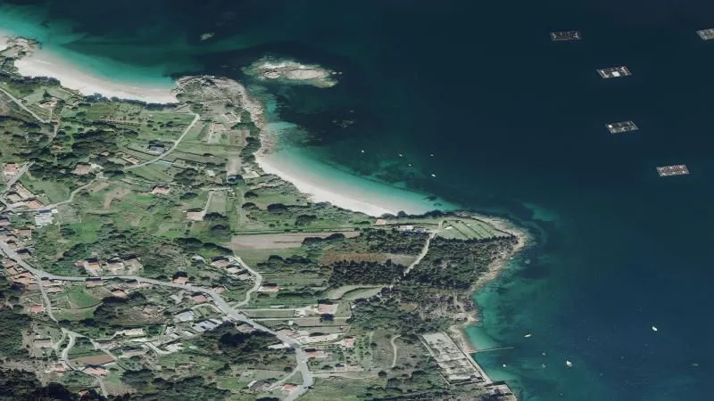 Playa de Pinténs en Cangas