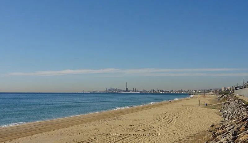 Playa de Pla de Montgat en Montgat, Barcelona — foto 2 de 7