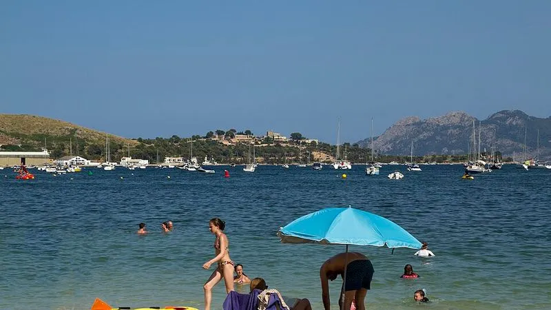 Platja d'Albercuix en Pollença