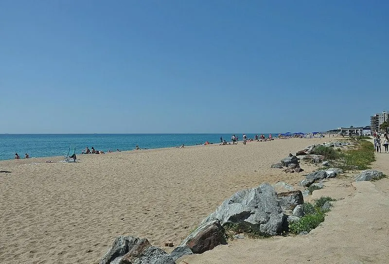 Playa Platja de l'Astillero en Malgrat de Mar, Barcelona — foto 4 de 4