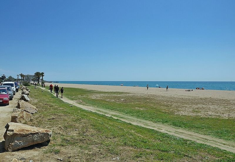 Playa Platja de les Dunes en Santa Susanna