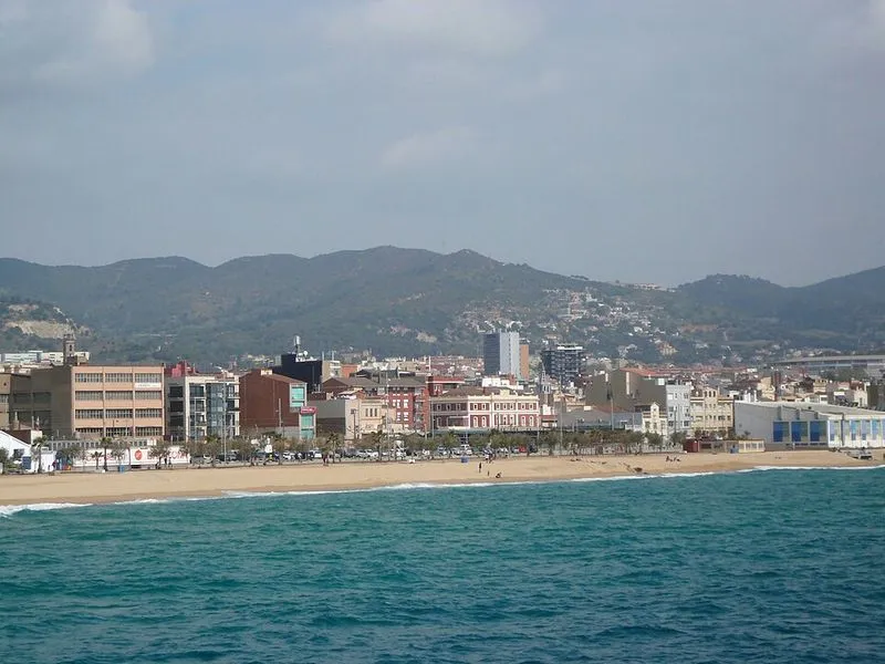 Platja de l'Estació en Badalona, Barcelona — foto 5 de 6