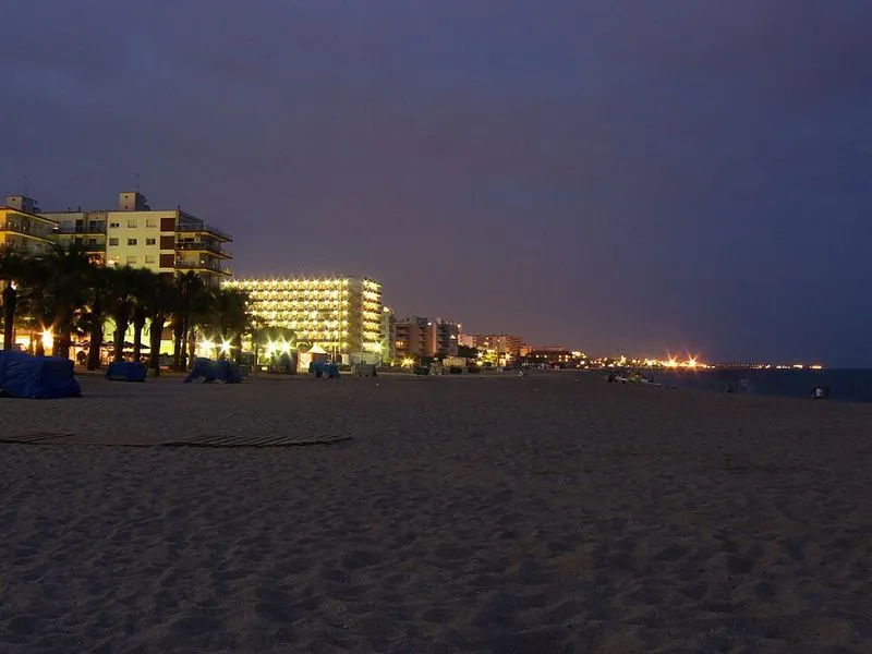 Platja de Llevant en Santa Susanna