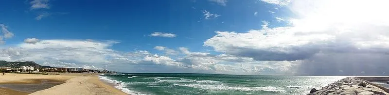 Platja de Llevant en Premià de Mar