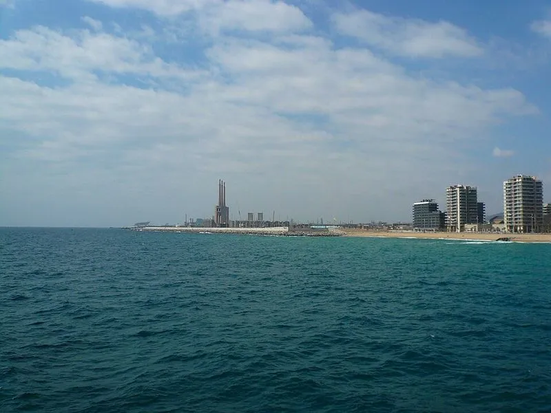 Platja del Coco en Badalona