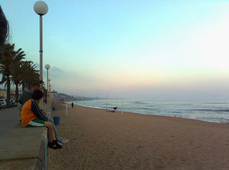 Platja del Cristall en Badalona, Barcelona — foto 6 de 7