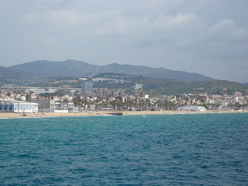 Playa Platja dels Pescadors en Badalona
