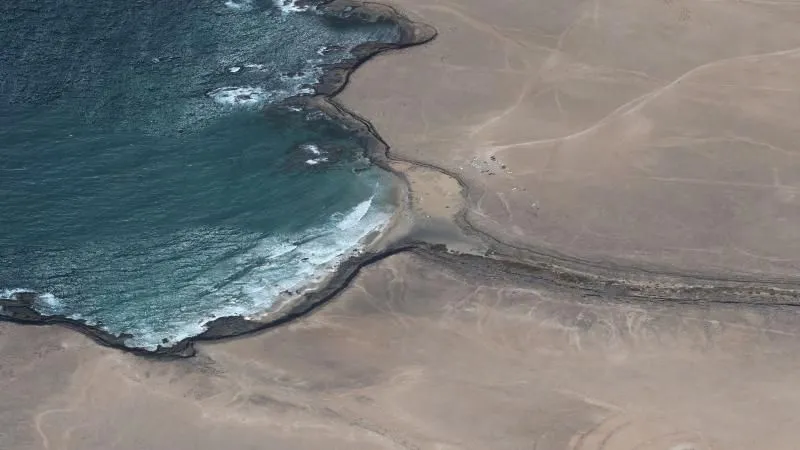 Playa de Esquinzo en La Oliva
