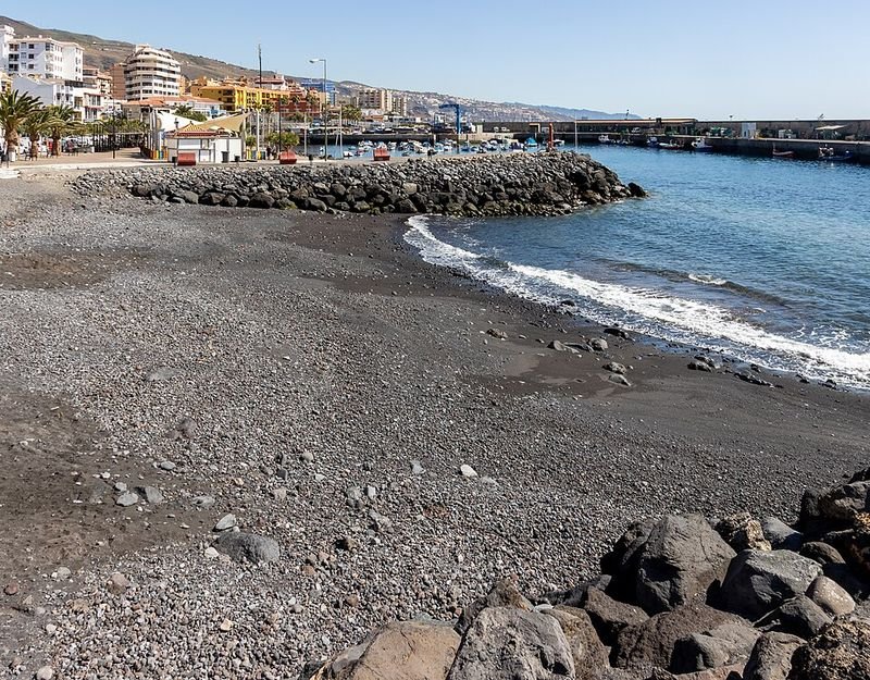 Playa Playa del Alcalde en Candelaria, Santa Cruz de Tenerife