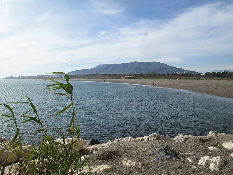 Playa del Campo de Golf en Málaga