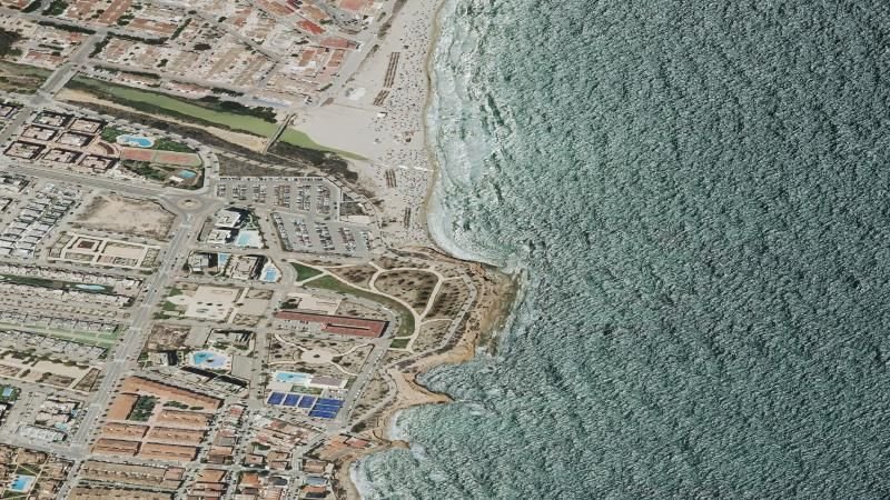 Vista aérea de Playa Playa del Río en Pilar de la Horadada, Alicante