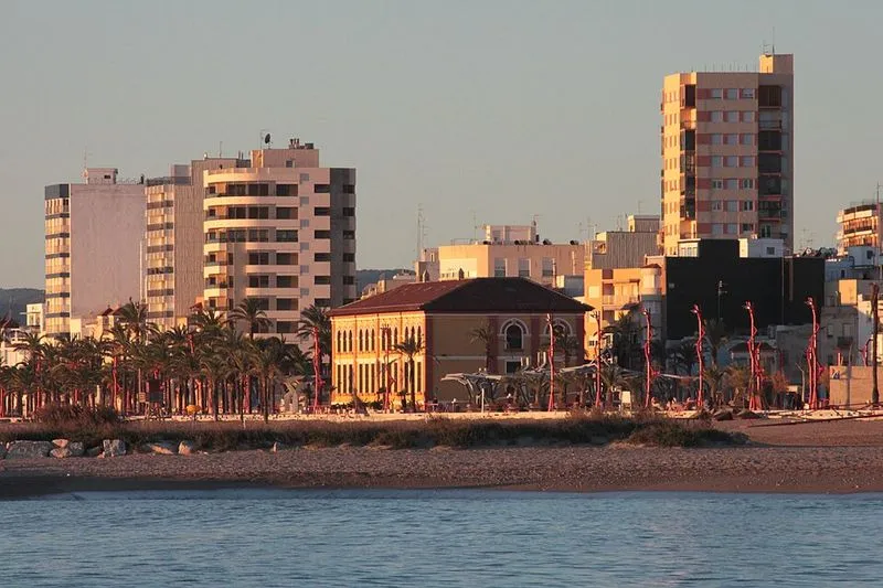 Playa del Riu Cervol en Vinaròs, Castellón — foto 2 de 3