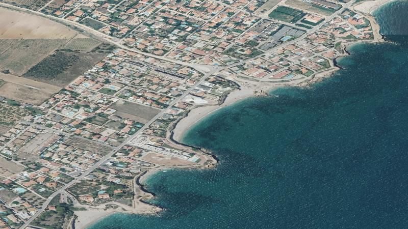 Vista aérea de Playa del Triador, Vinaròs