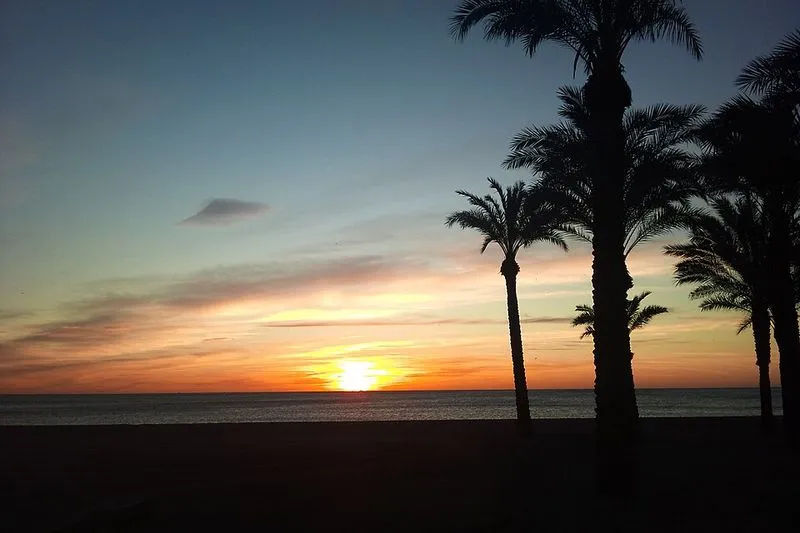 Playa de Playamar en Torremolinos
