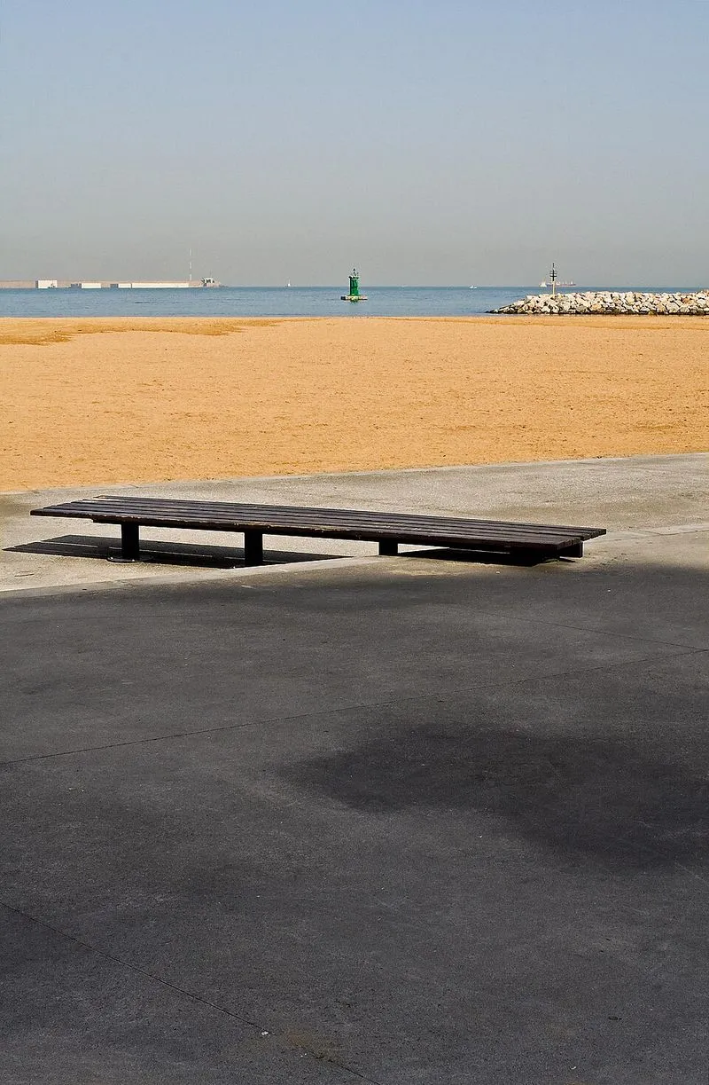 Playa de Poniente en Gijón, Asturias — foto 2 de 8